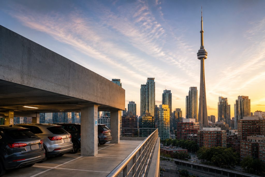 Toronto monthly parking report cover