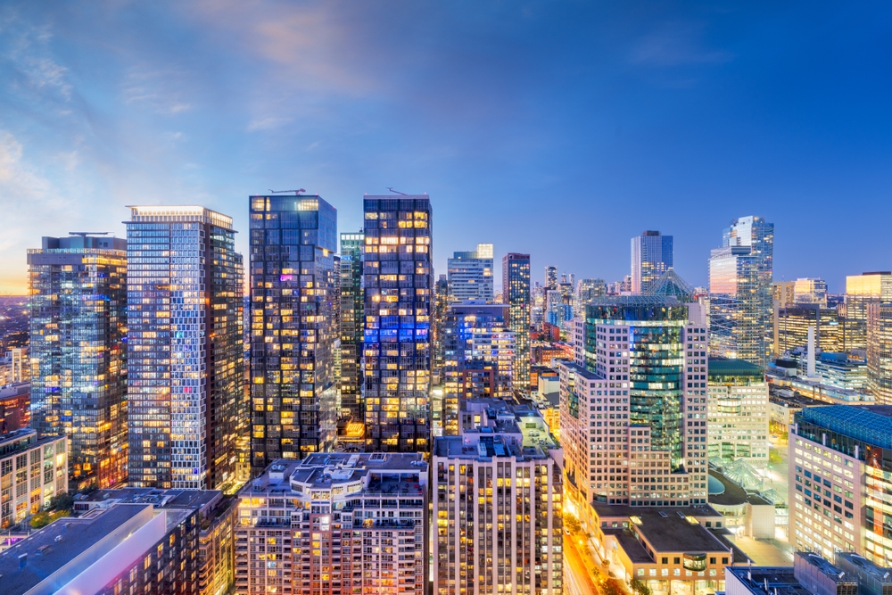 Aerial View of Downtown Toronto